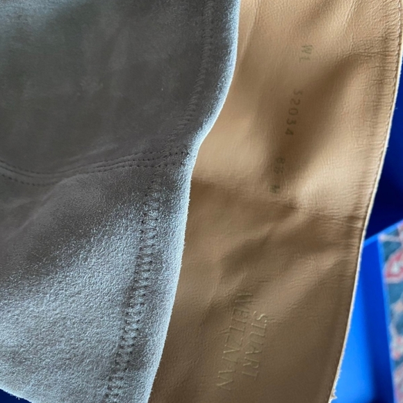 🍒 NIB Stuart Weitzman AllHype otk cream nude boots 8.5 M - Picture 3 of 8